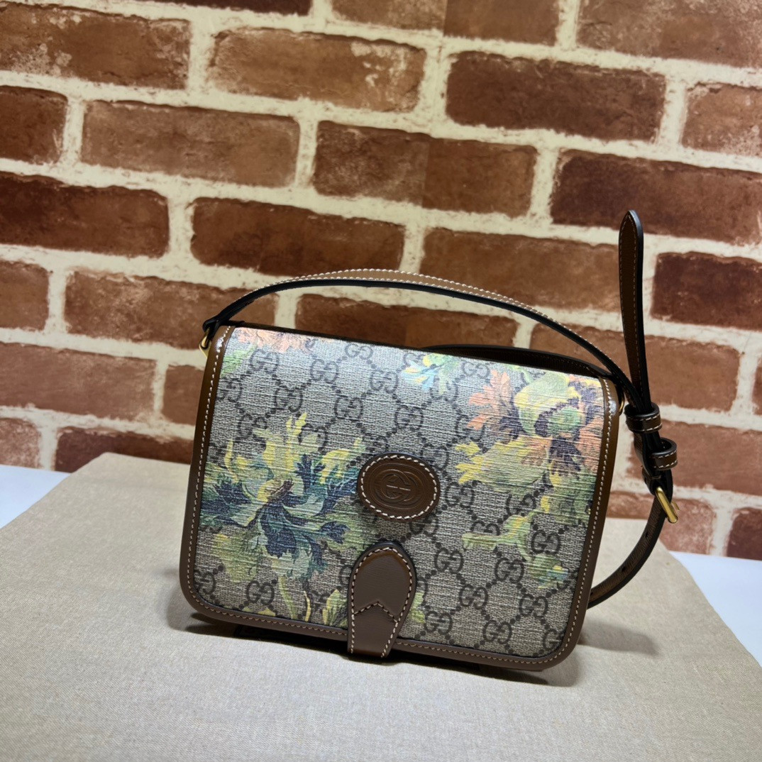 G*u*i mini shoulder bag with interlocking g