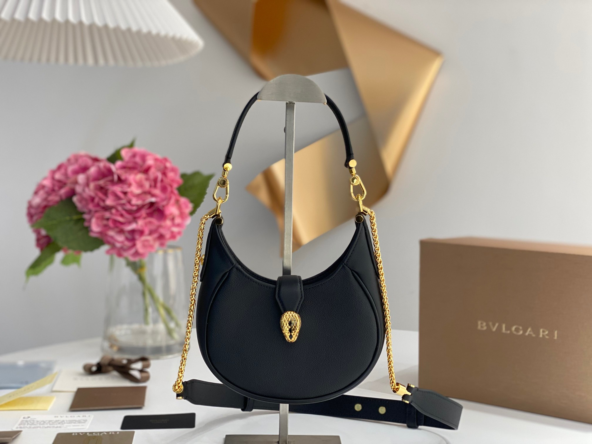 B*l*ai serpenti ellipse crossbody bag