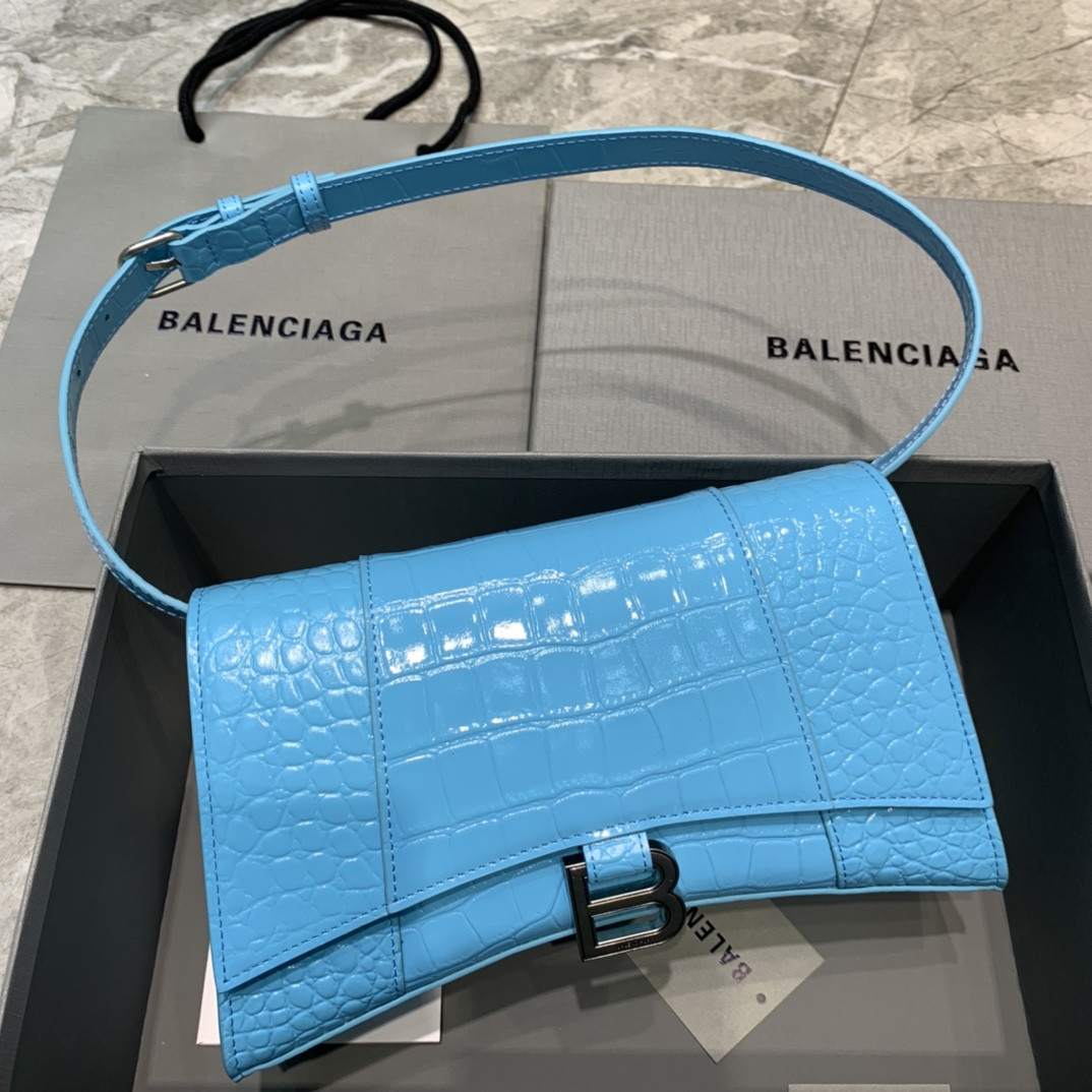 Ba*len*cia*ga hourglass chain bag