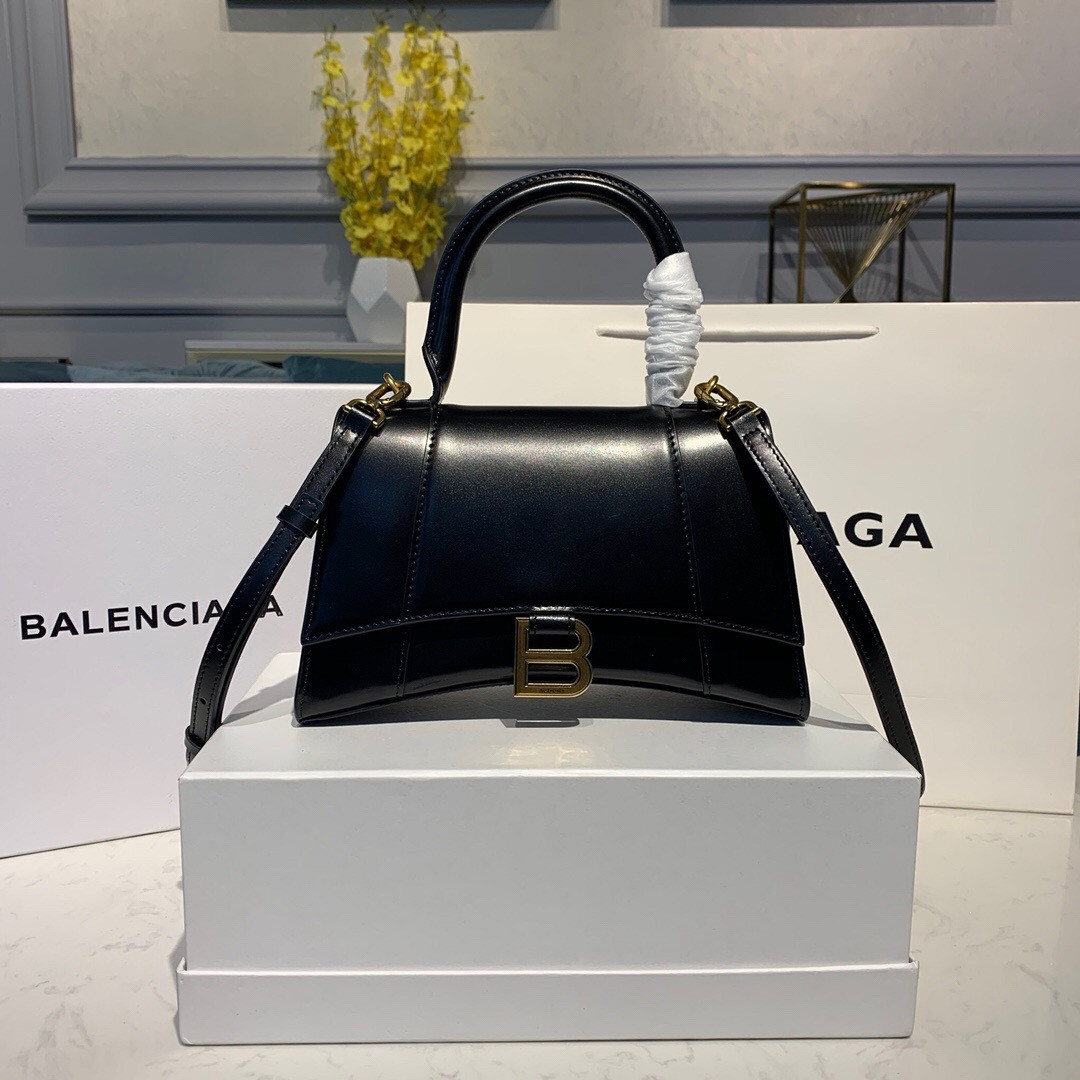 Ba*len*cia*ga hourglass small top handle bag