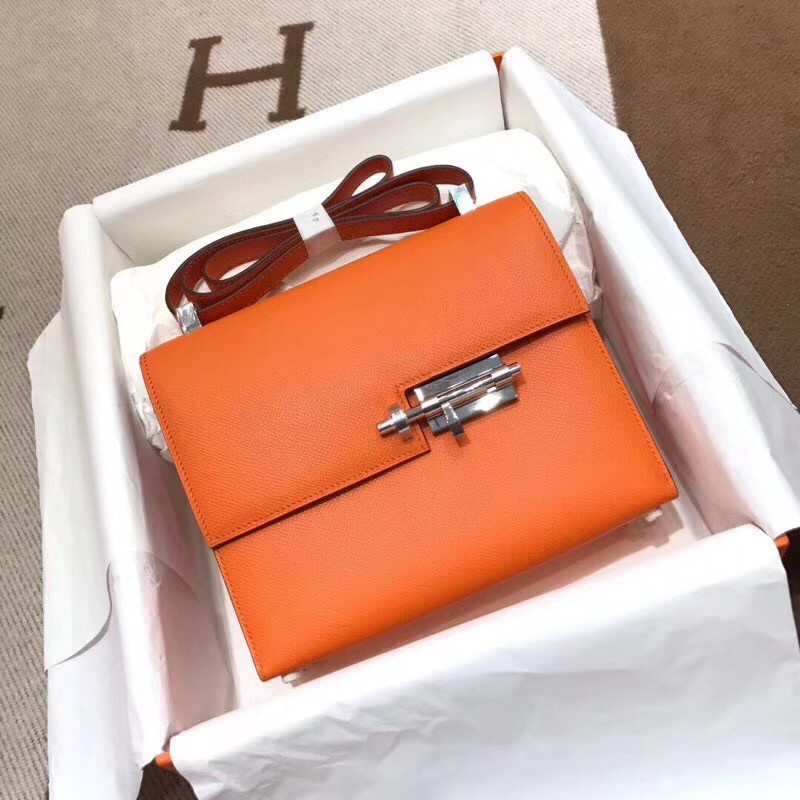 H**mes verrou chaine bag ep leather all handmade