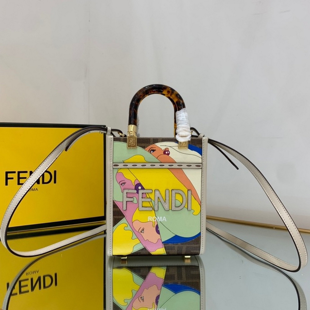 F**di mini sunshine shopper-13-18-6.5cm