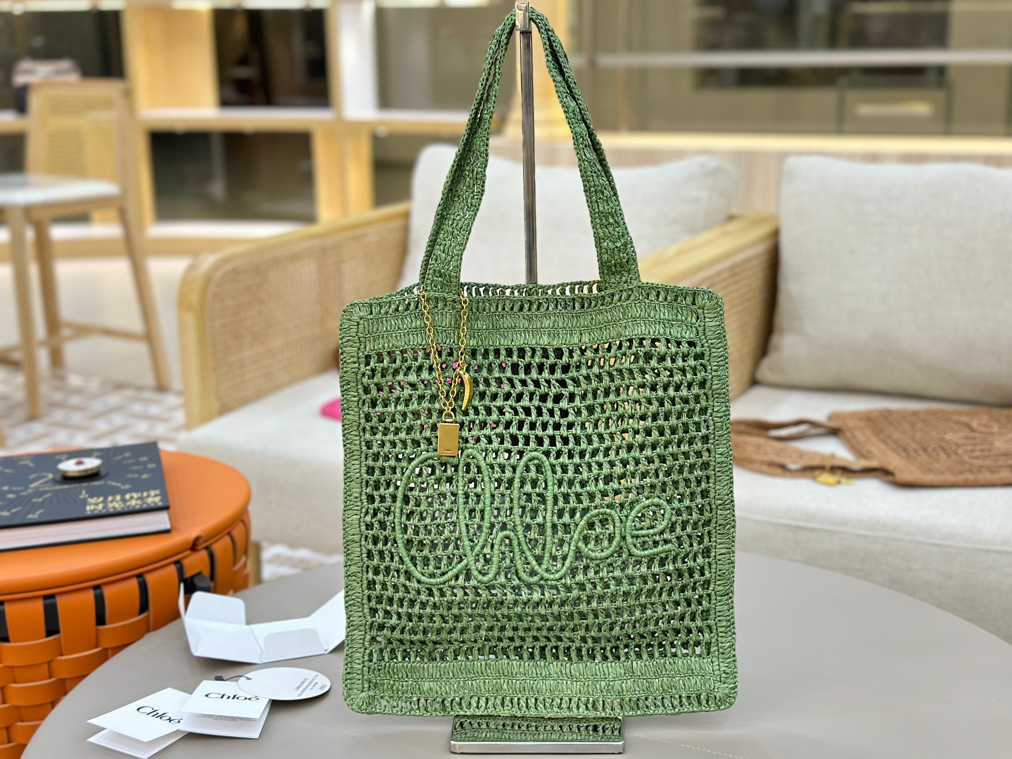 Chloe 25S summer banana tote - 37*33CM